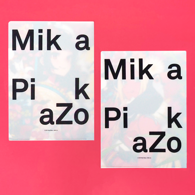 クリアファイル2種(「MikaPikaZo 画集」グッズ)