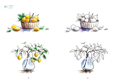 時短スケッチ帖 2〈In the garden〉