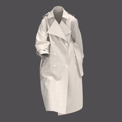 CDM001: TRENCH COAT(W)