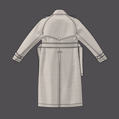 CDM001: TRENCH COAT(W)