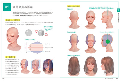 【セール】表現を極める！　髪の描き方