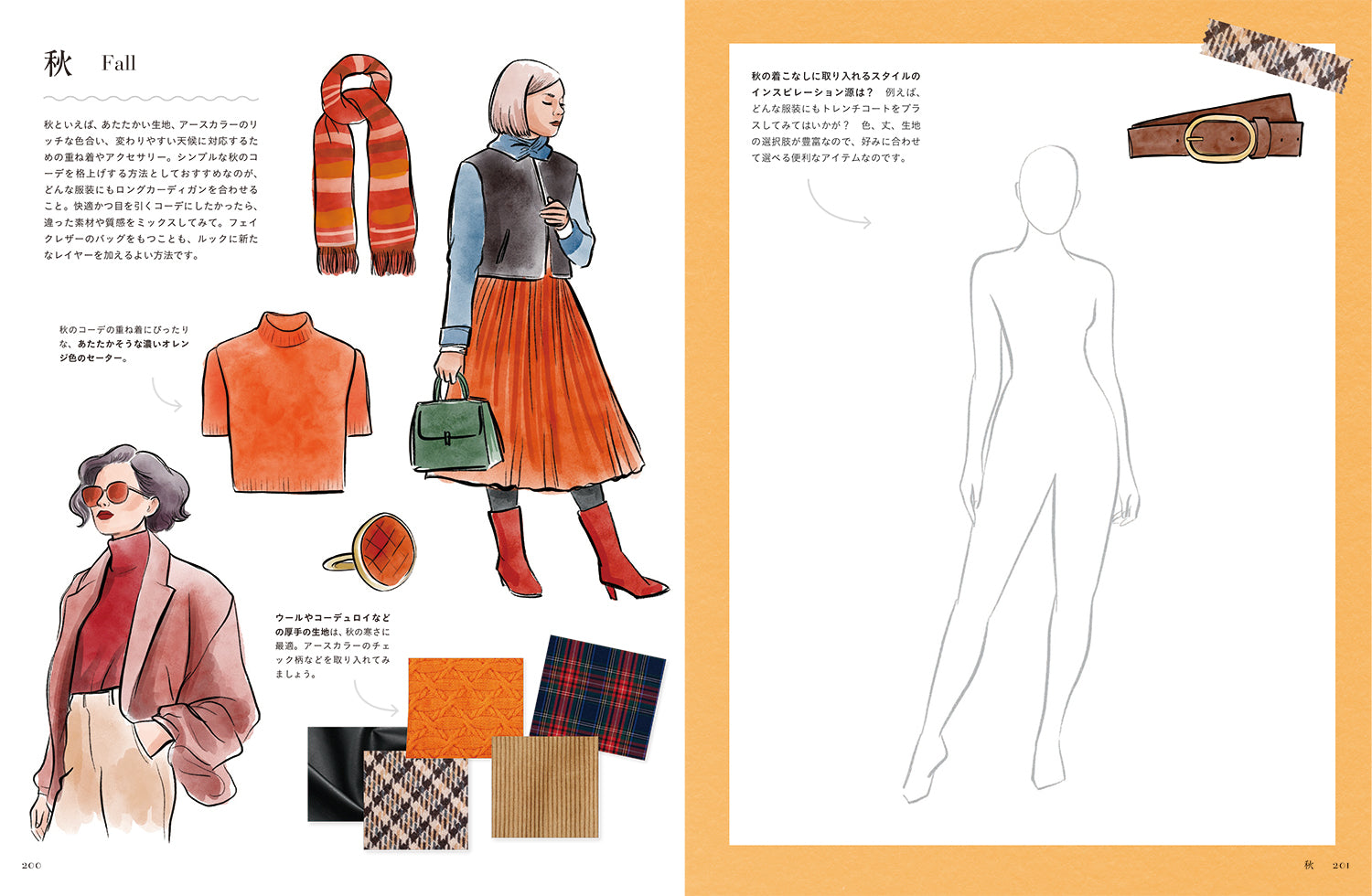 はじめてのファッションスケッチ 多彩なスタイルを学び、ボディ