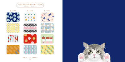 配色ねこパレット　めぐる季節と世界