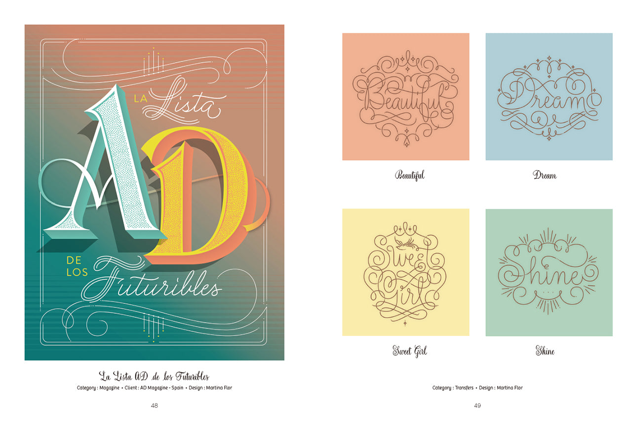 装飾系ロゴ&レタリング Decorative Lettering | 株式会社ビー