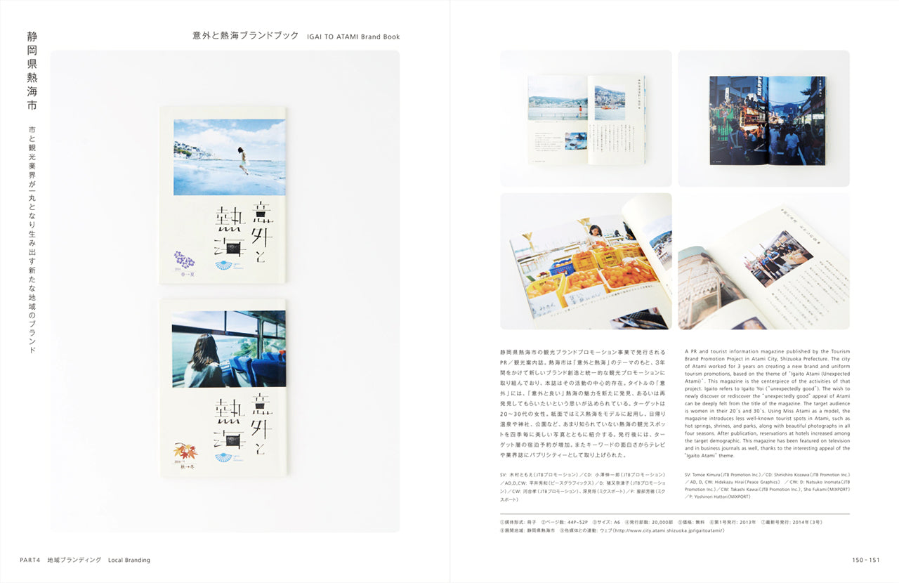 地域の魅力を伝えるデザイン Design for local paper media in Japan